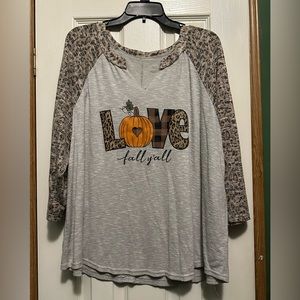 Cato Fall Blouse 18/20W EUC